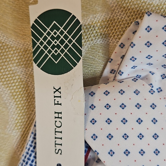 NWT Report Collection Stitch Fix 4 Way Performance Short Sleeve Sport Shirt Sz.M - Picture 7 of 9